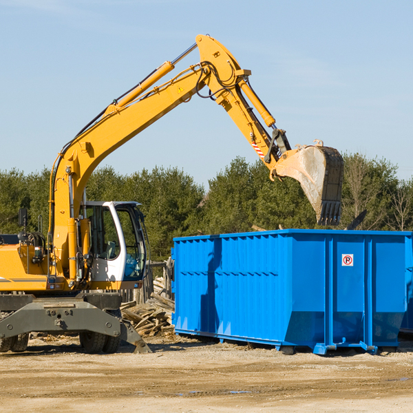 are there any restrictions on where a residential dumpster can be placed in Genoa Illinois